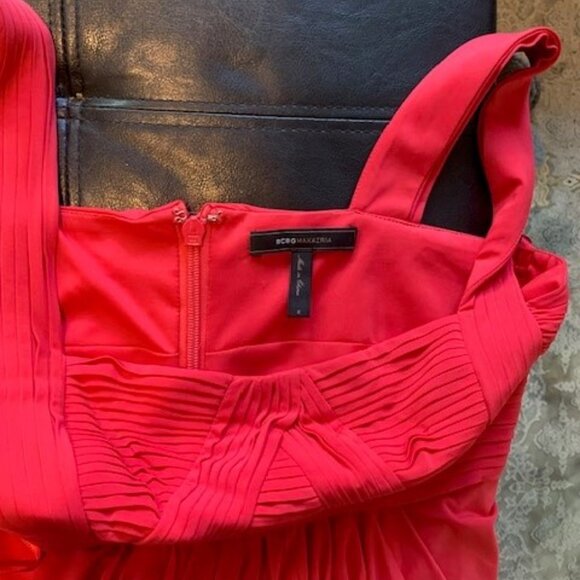 BCBG MaxAzria Coral bubble hem mini dress - size S - Picture 6 of 8